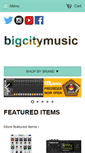 Mobile Screenshot of bigcitymusic.com