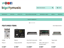 Tablet Screenshot of bigcitymusic.com